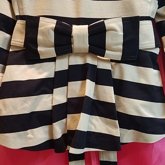 Kate Spade Step Out In Stripes bow jacket - Picture 3 of 13